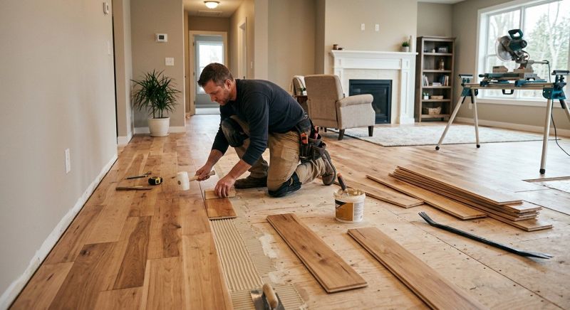 Engineered Wood Installation in Pflugerville, TX