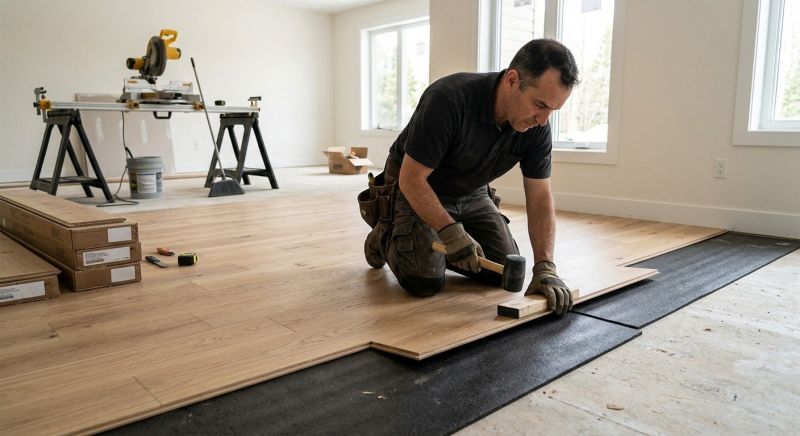 Engineered Wood Installation in Pflugerville, TX