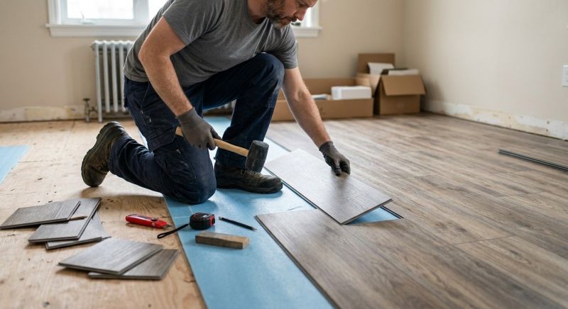 Linoleum Floor Installation in Hutto, TX