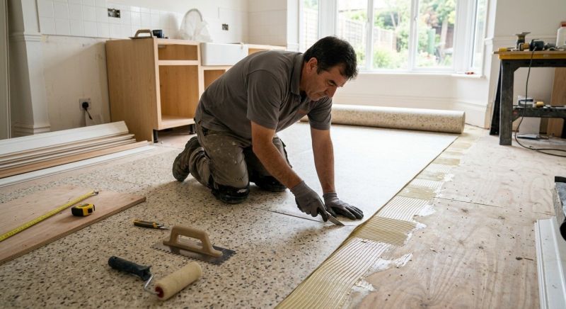 Linoleum Floor Installation in Manor, TX