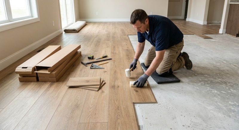 Luxury Vinyl Tile Installation in Round Rock, TX