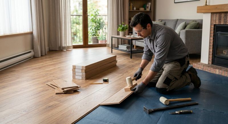 Plank Laminate Installation in Pflugerville, TX
