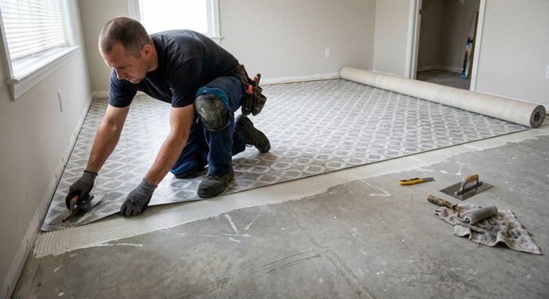 Sheet Flooring Installation in Round Rock, TX