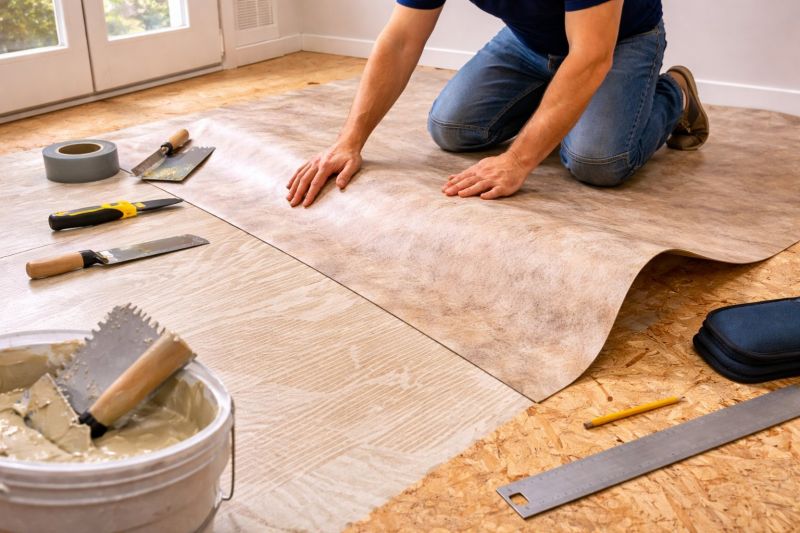 Sheet Vinyl Installation in Pflugerville, TX
