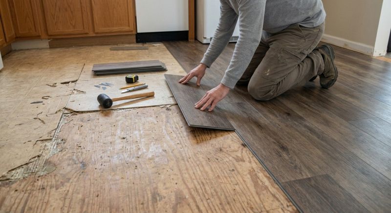 Vinyl Tile Replacement in Pflugerville, TX
