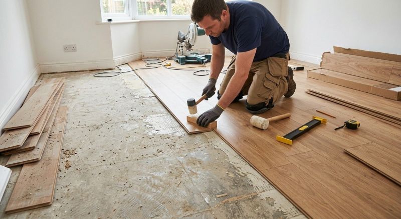 Wood Laminate Installation in Pflugerville, TX